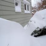 The wind created interesting drifts The wind created interesting drifts