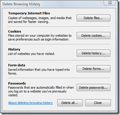 Delete Stored Passwords In Internet Explorer