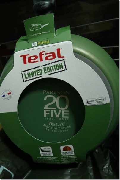 Tefal green frying pan