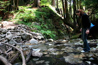 Crossing the river