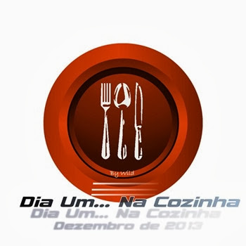 Logotipo Dia Um... Na Cozinha Dezembro