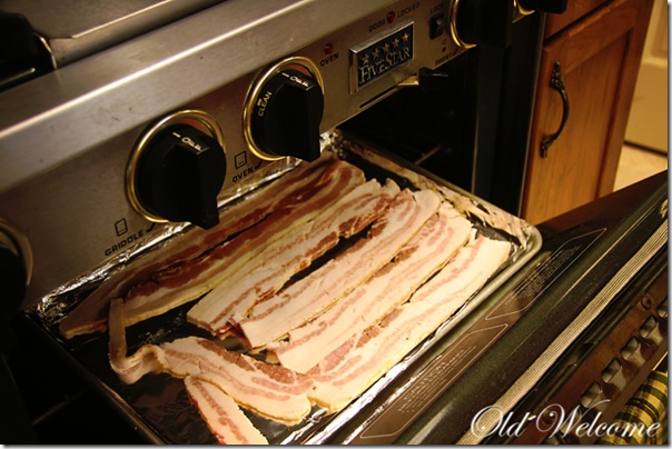 bacon in the oven five star range old welcome
