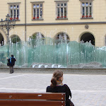 The fountain in Wroclaw market square