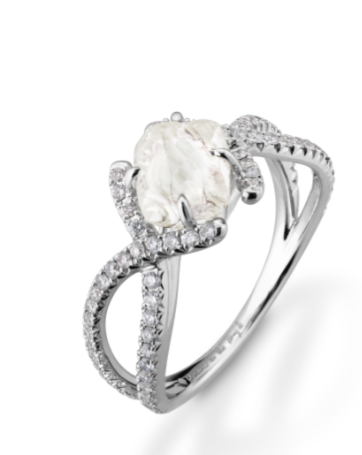Fashion Diamond In The Rough Engagement Rings