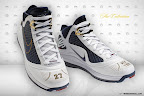 nike air max lebron 7 pe white navy nyc 1 01 Nike Air Max LeBron VII (7)   White/Navy/Gold Sample Actual Photos