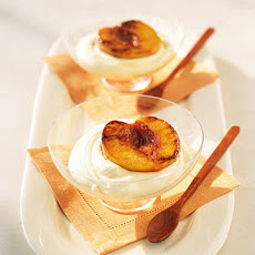 Grilled Peaches with Chilled Sabayon