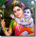Lord Rama catching the moon in a mirror