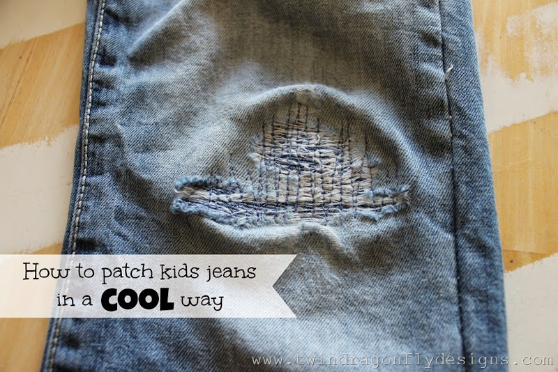 How to patch jeans How to patch jeans