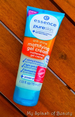 essence pure skin mattifying gel cream