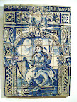 Musa Polímnia - Lisboa, final do séc. XVII - Museu do Azulejo - 18/01/09
