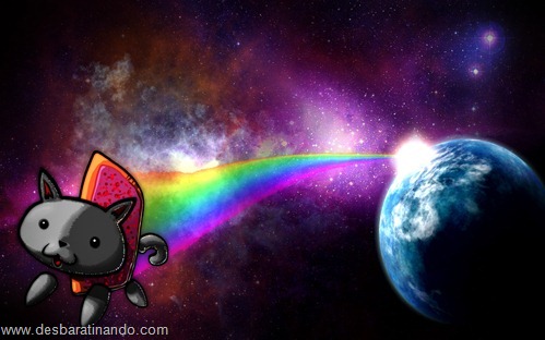 nyan cat wallpaper meme desbaratinando (1)