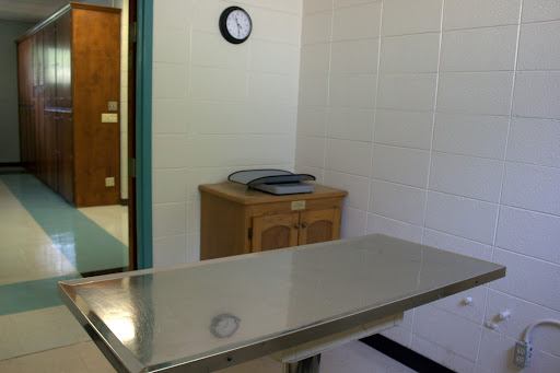 The examination room in the clinic allows vets to expedite the spay and neutering process at the SAAF clinic. (Photo by: Kenrick Nobles)