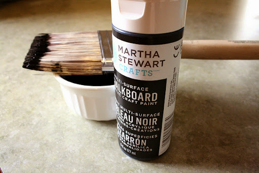 Martha's chalkboard craft paint is great for adding blackboard surfaces to everyday objects. $7.29, michaels.com. Martha's chalkboard craft paint is great for adding blackboard surfaces to everyday objects. $7.29, michaels.com.
