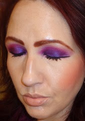 Look1 Full Face With Urban Decay Electric Palette_eyes closed