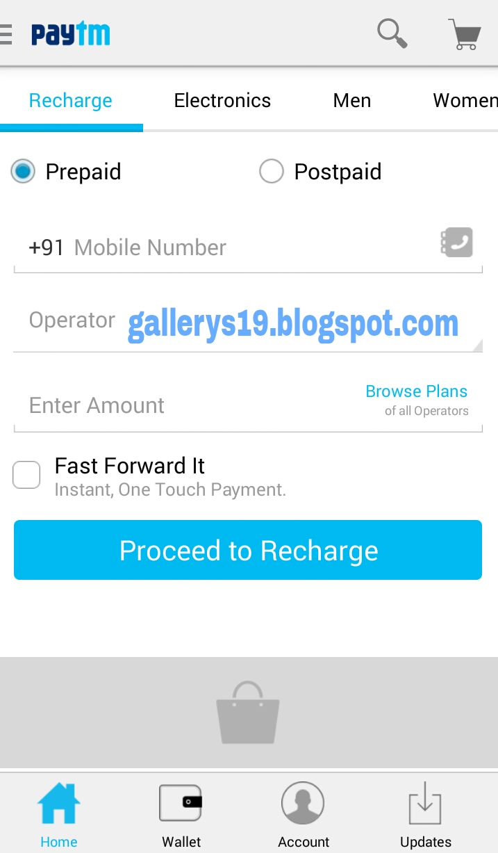 Paytm mobile recharge coupons