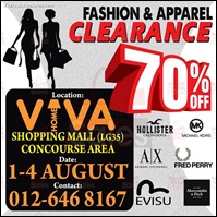 Branded Fashion & Apparel Clearance Sale 2013 Viva Home All Discounts Offer Shopping EverydayOnSales