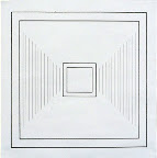 lockers, 1995, pencil on paper, 12 x 12 in.