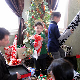 Eidan on Christmas morning