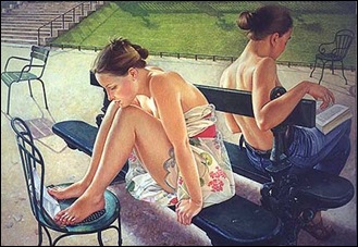 Francine Van Hove_Lire au jardin_2000
