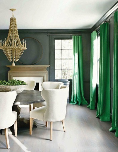 emerald drapes