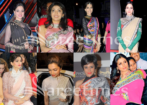 high neck saree jacket design