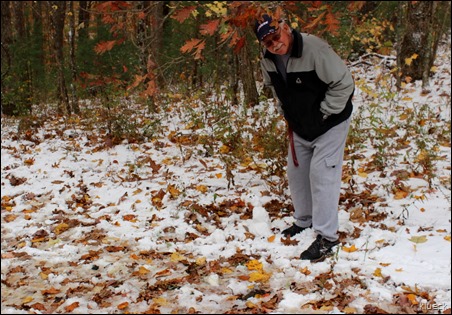 Al with snowman