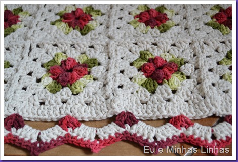 Tapete Croche Flor 1c Tapete Croche Flor 1c