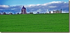 église de Dormelle à l'horizon église de Dormelle à l'horizon