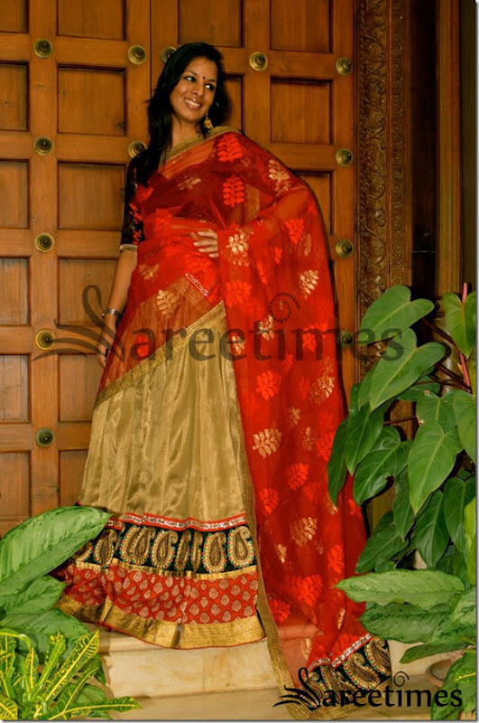 Cream_Lehenga