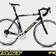 Final image of the previous bike shot. The background was removed and graphics added below. I used this to sell the bike online.