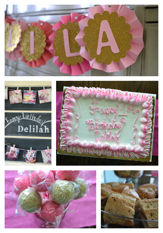 Pink and Gold Birthday Party