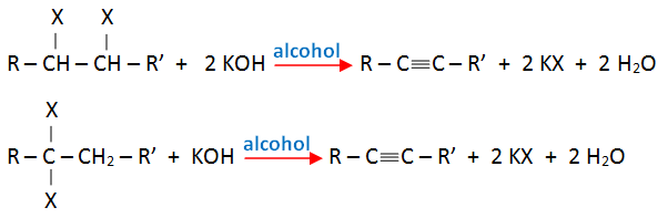 deshidrogenacion alquinos