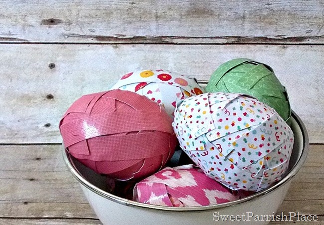 Craft Paper Easter Eggs2