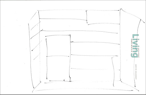 And then, the final drawing of what I would like the laundry closet to look like. And then, the final drawing of what I would like the laundry closet to look like.