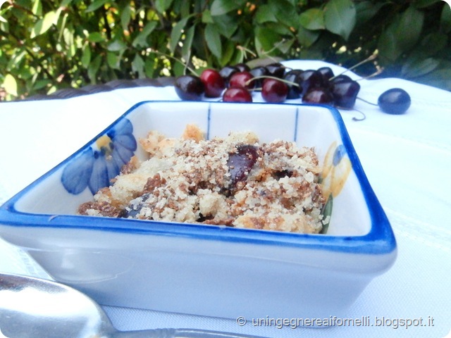 tortine ciliegie crumble senza uova lecitina tortine ciliegie crumble senza uova lecitina