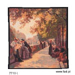 Gobelin przedstawiający obrazek Paryża