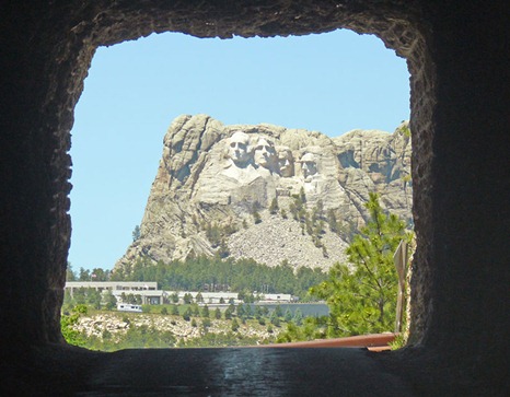 Rushmore Through Tunnel