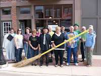Representatives from Main Street and staff from The Hair Bar Representatives from Main Street and staff from The Hair Bar