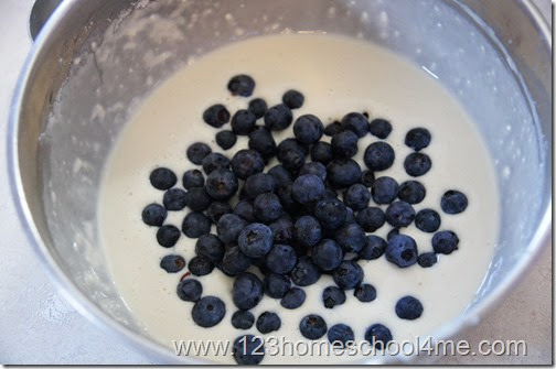 add blueberries to batter add blueberries to batter