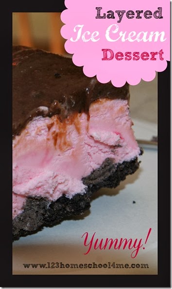 all recipes - layered ice cream dessert recipe Our Family favorite layered ice cream dessert recipe #recipes #dessert