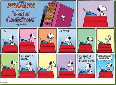 snoopy-good-writing-is-hard-work