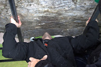 Gerrod kissing the Blarney stone