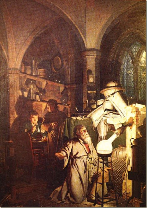 Joseph Wright of Derby, L'alchimiste 