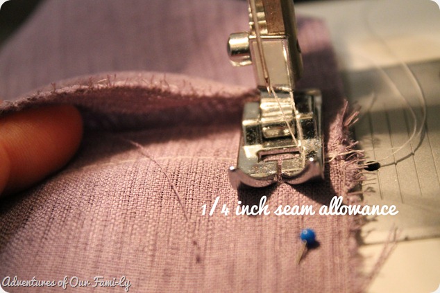 sewing a scarf tutorial