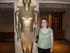 Christina at the Luxor.