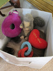 And I don't recall having such a furry toy.  It must be new!