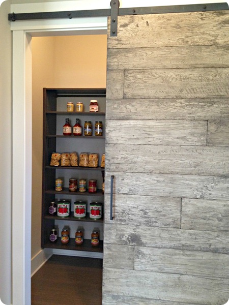 sliding pantry door