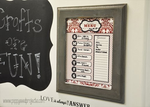 Dry Erase Menu and Weekly Planners Dry Erase Menu and Weekly Planners