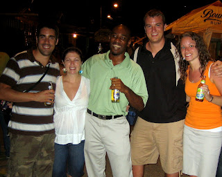 Friday night we joined the resort manager and another couple to attend a local Fish Fry.  We drove 1.5 hours north along very curvy roads to get to this street party, but it was worth it.