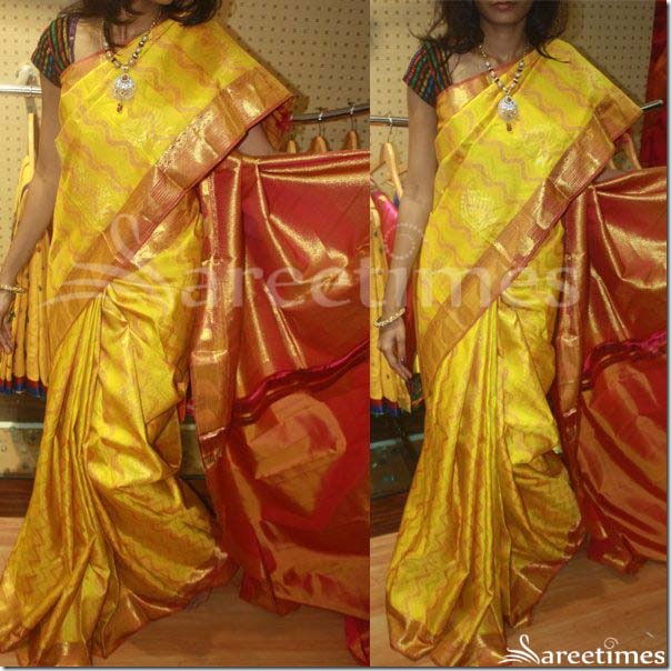 Yellow_Traditional_Silk_Saree Yellow_Traditional_Silk_Saree
